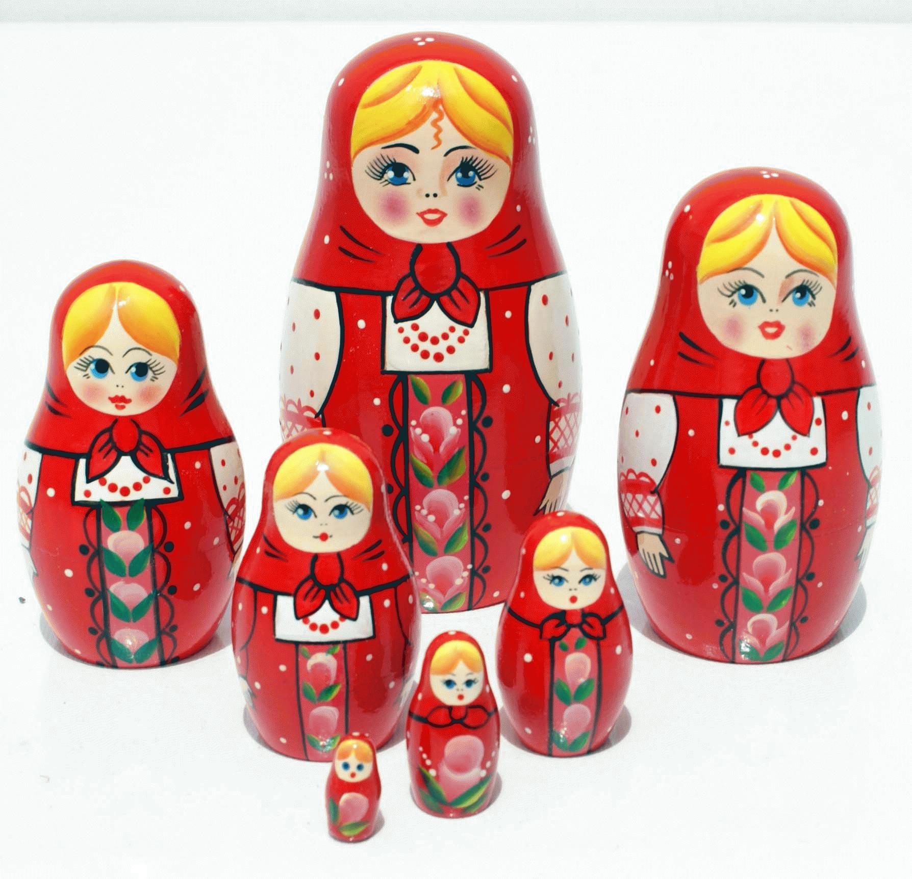 Red Matryoshka Doll