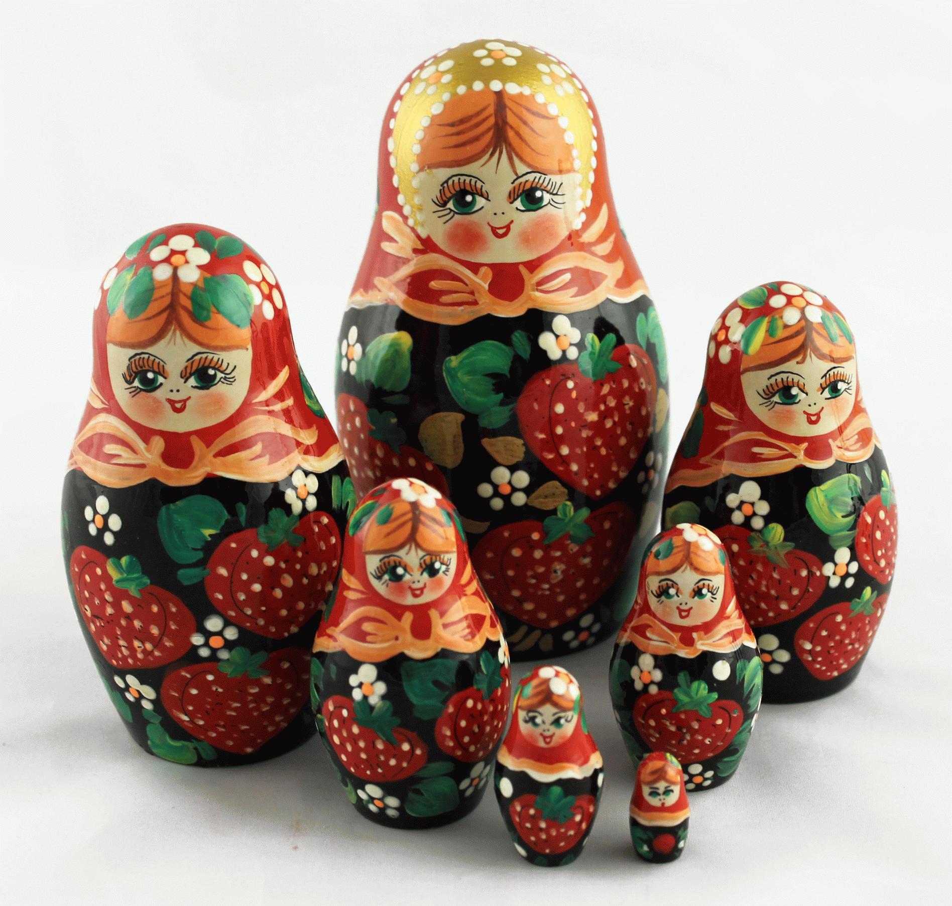 Strawberry Nesting Dolls
