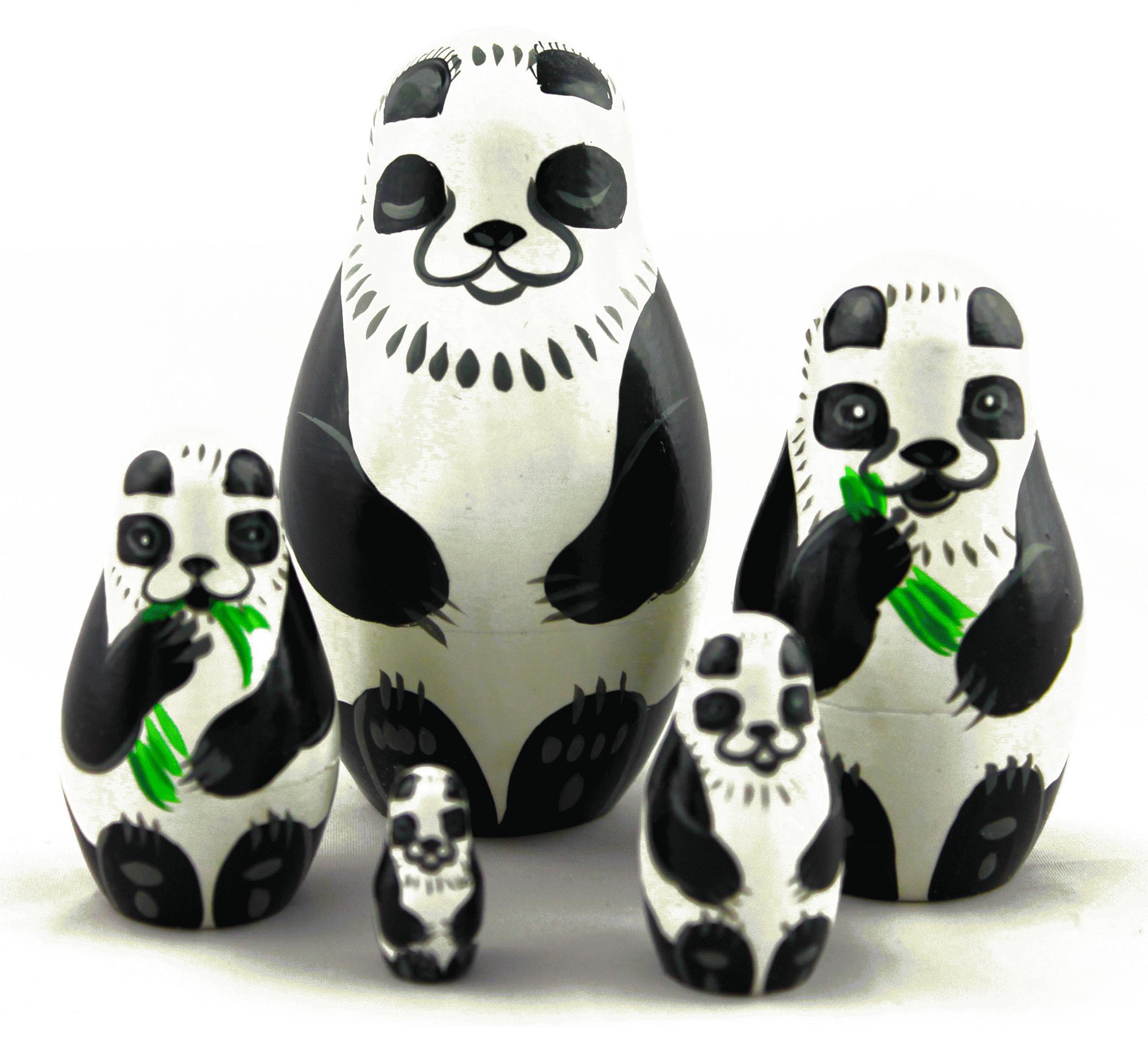 Panda Matryoshka Nesting Dolls