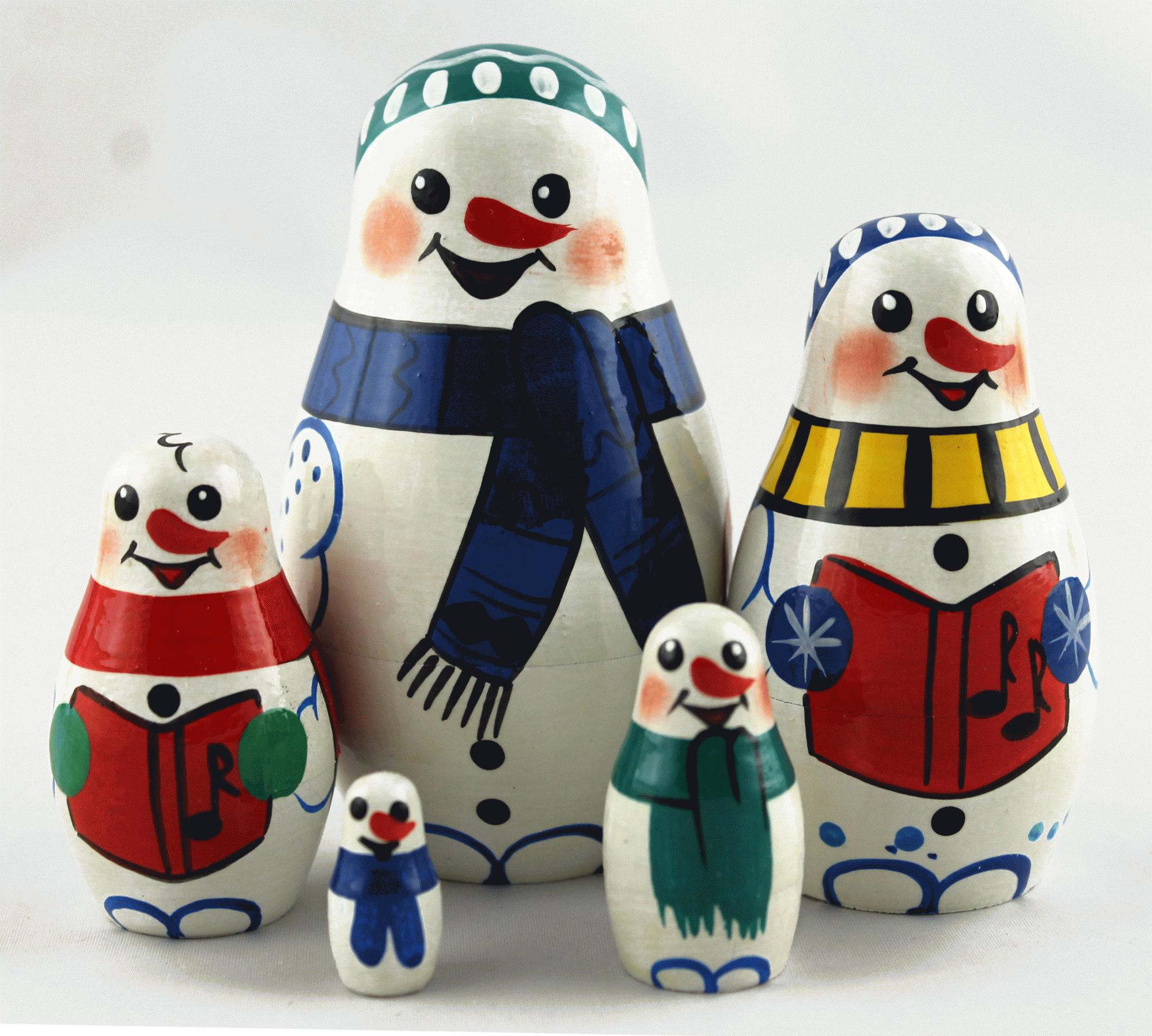 Snowman Family Matryoshka