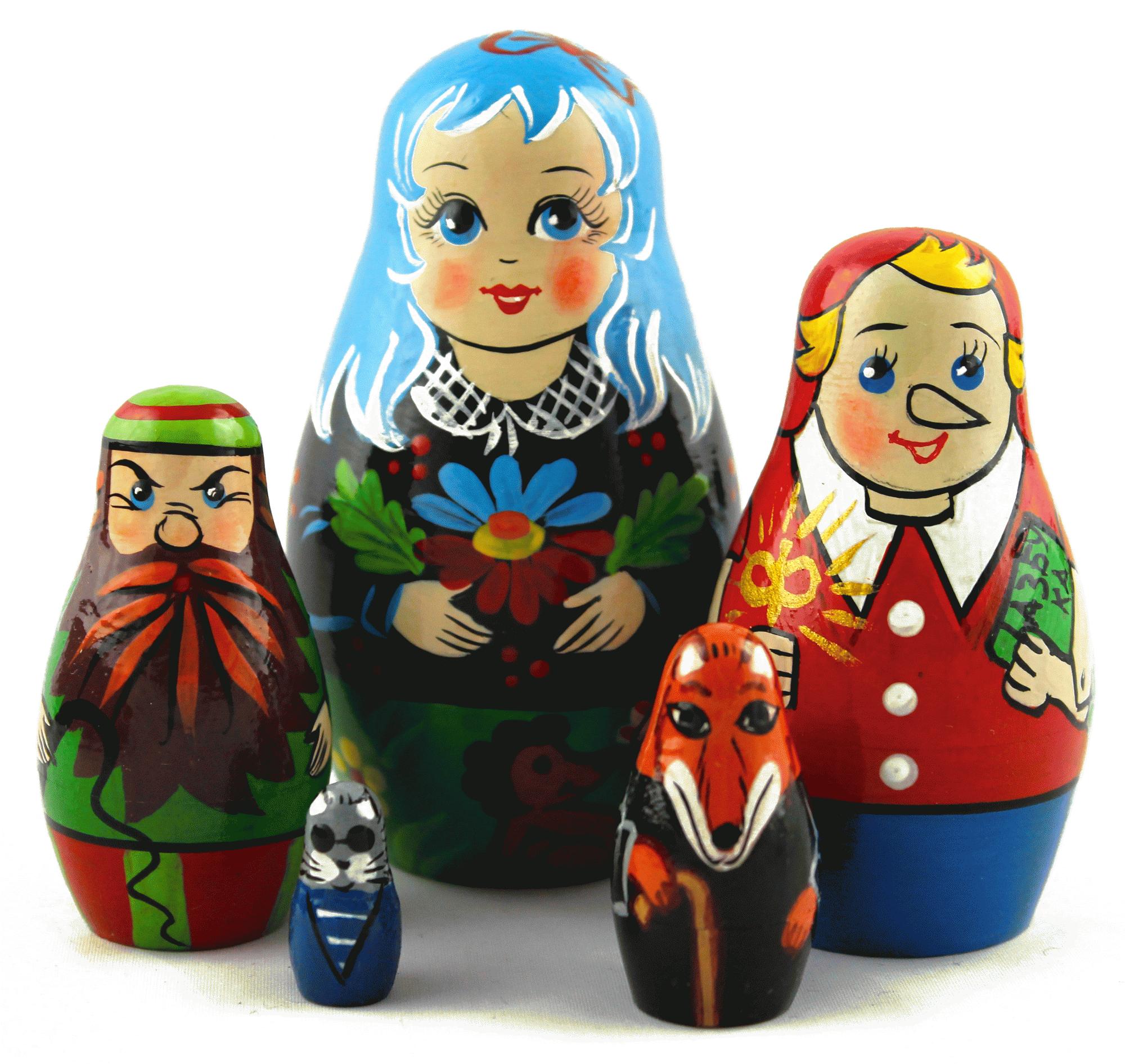 Buratino Fairy Tale Matryoshka