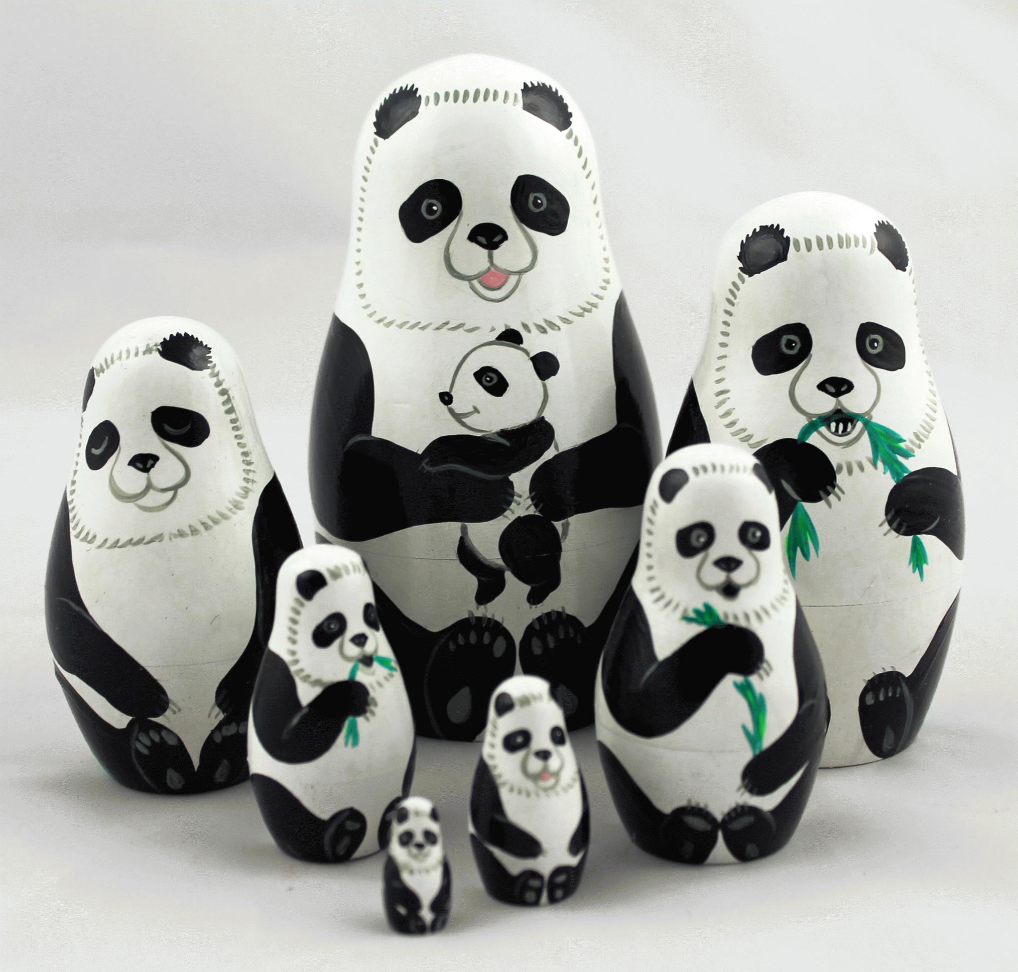 Panda Family Matryoshka