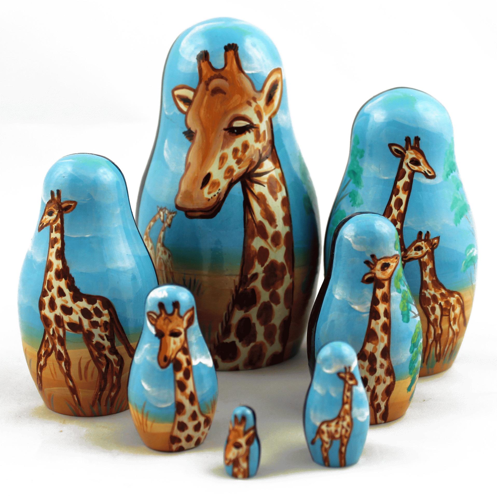 Giraffe Family Matryoshka
