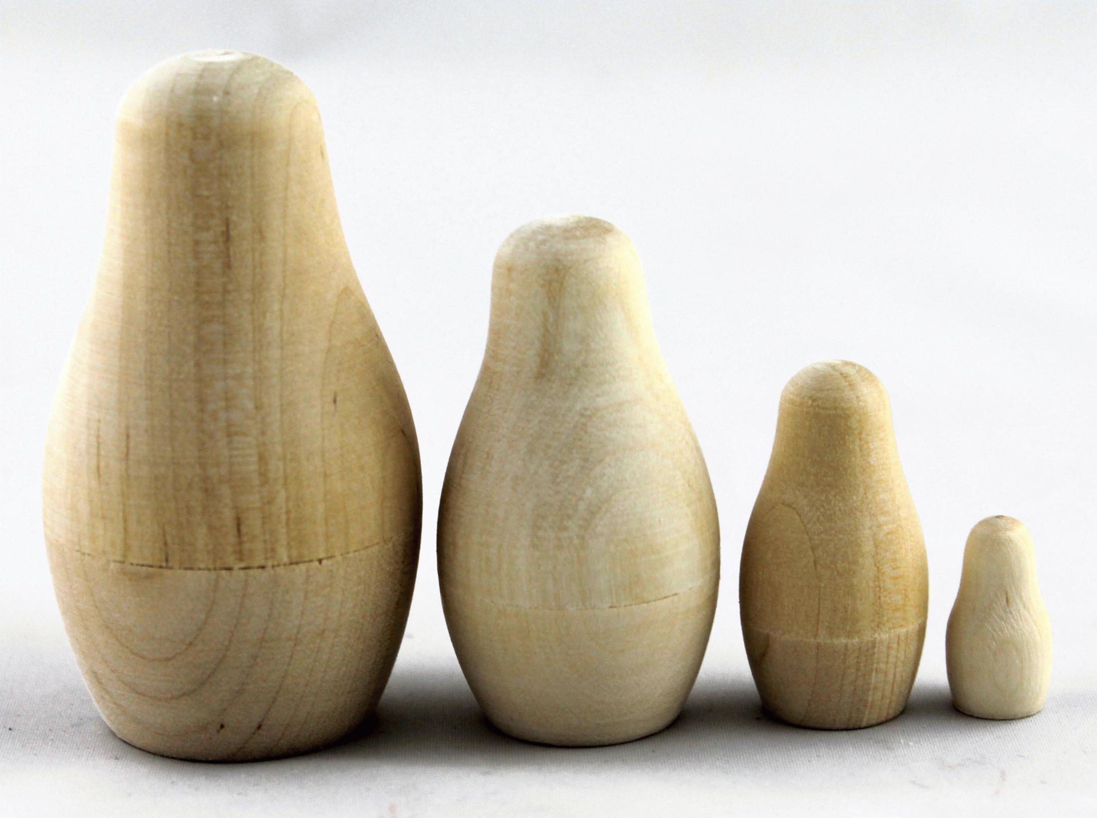 Unpainted Nesting Doll