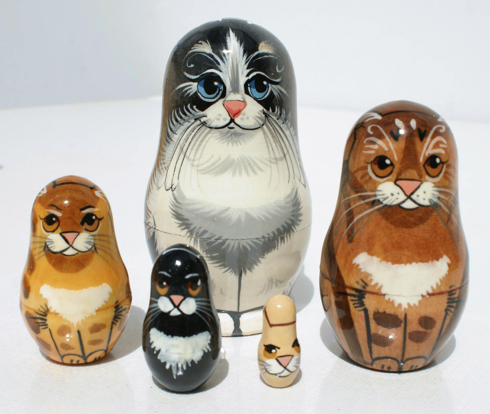 Cat Matryoshka Set