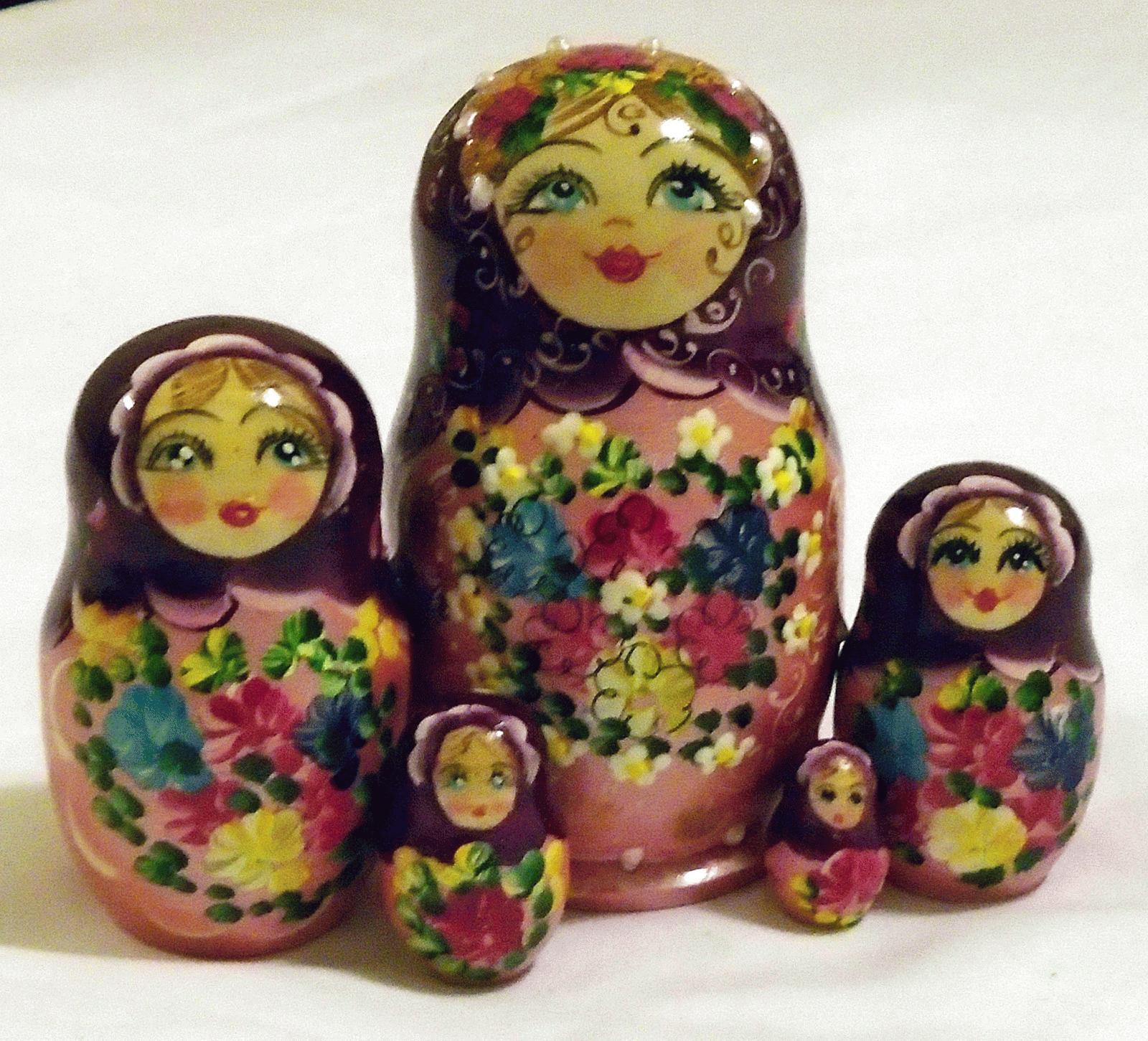 Floral Matryoshka Dolls