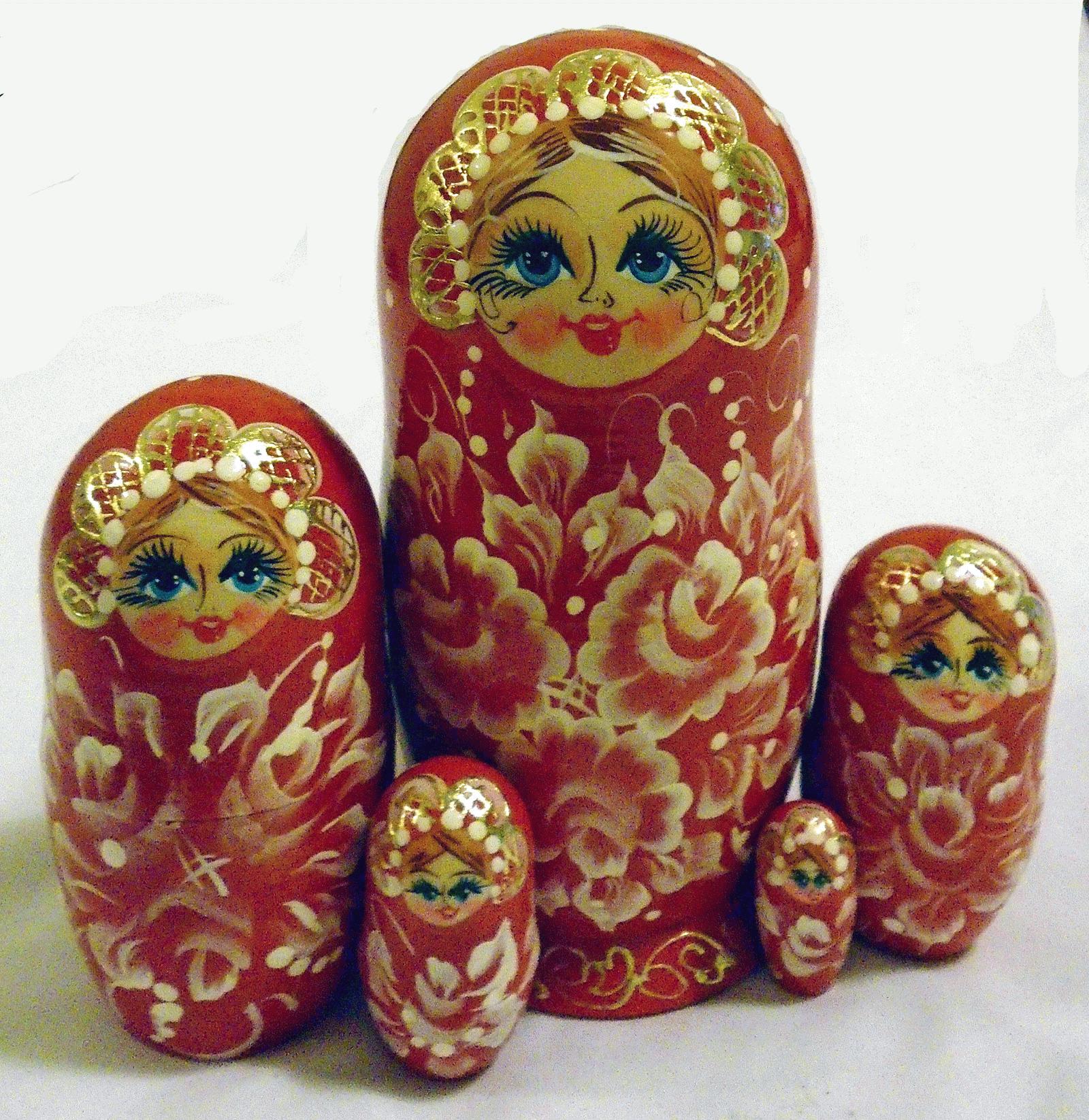 Red Matryoshka Nesting Doll