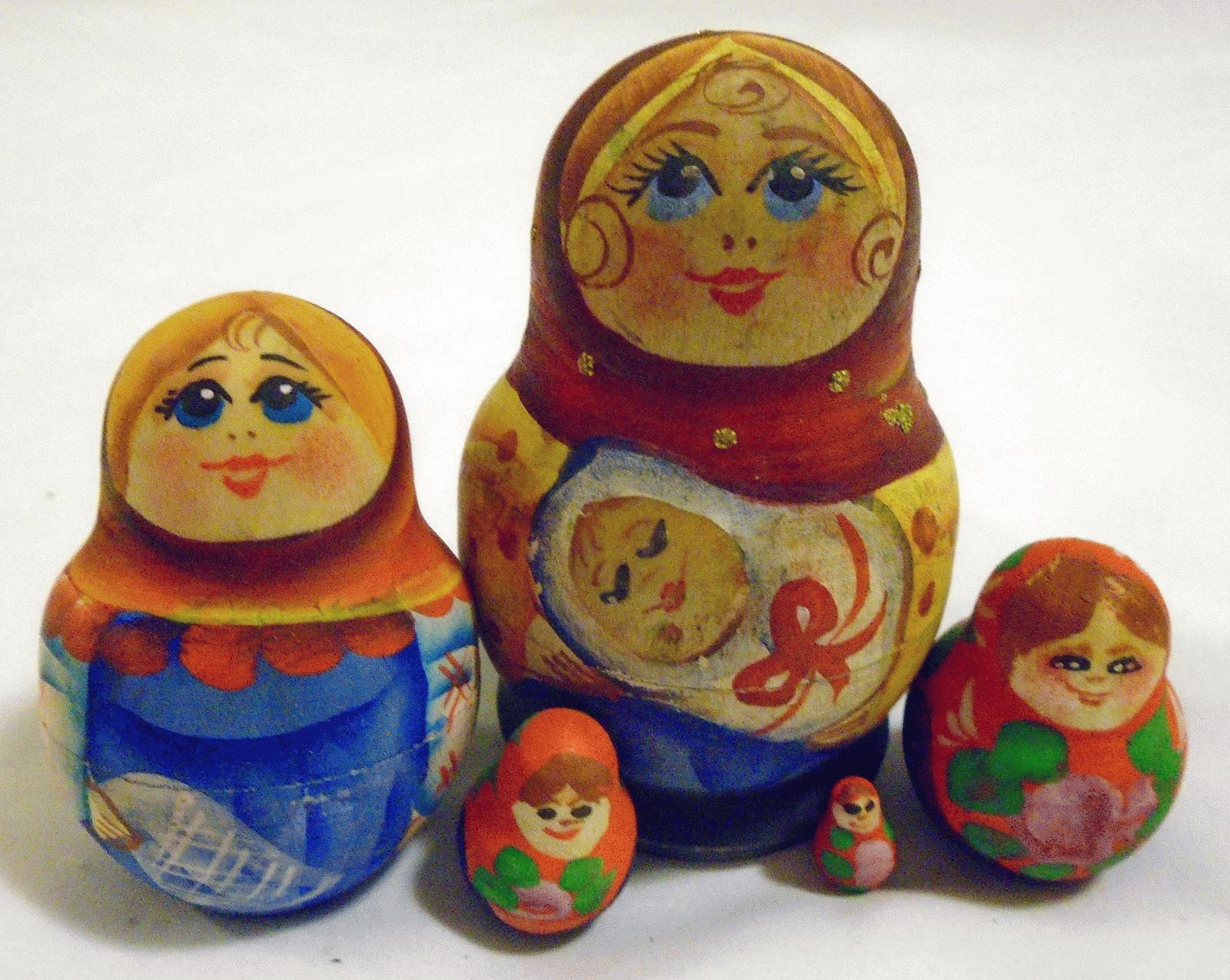 Mini Matryoshka Nesting Doll