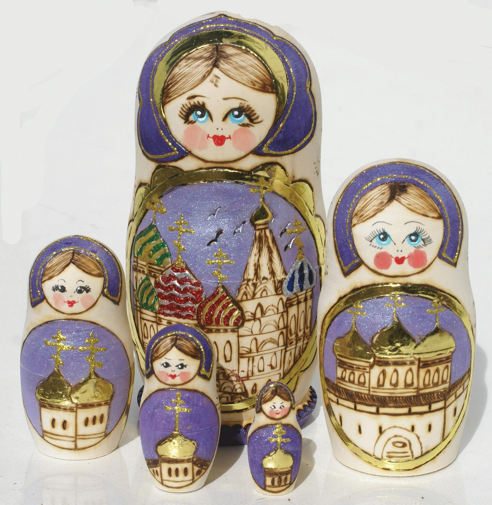 Purple Church Matryoshka