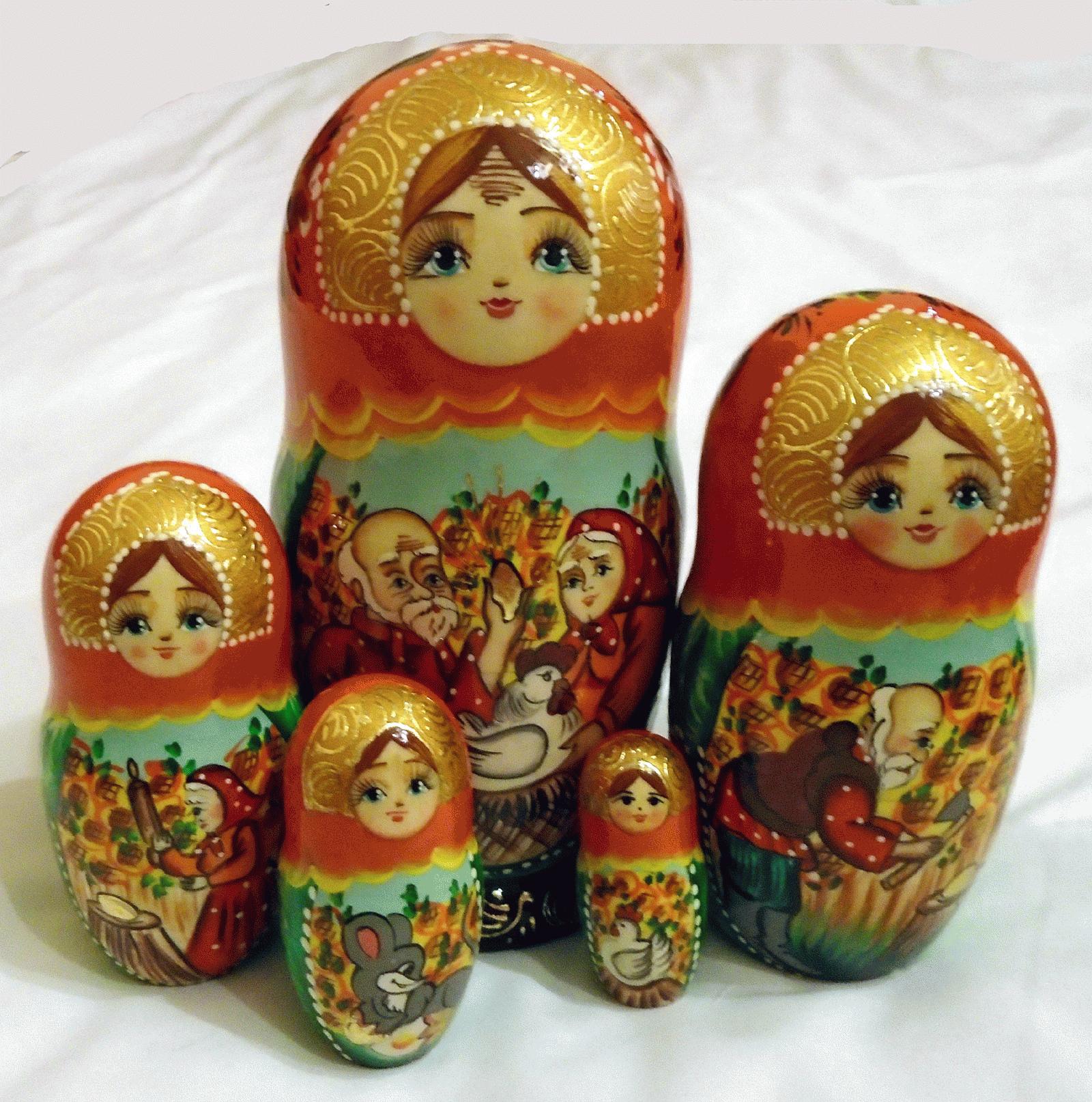 Golden Egg Fairy Tale Matryoshka