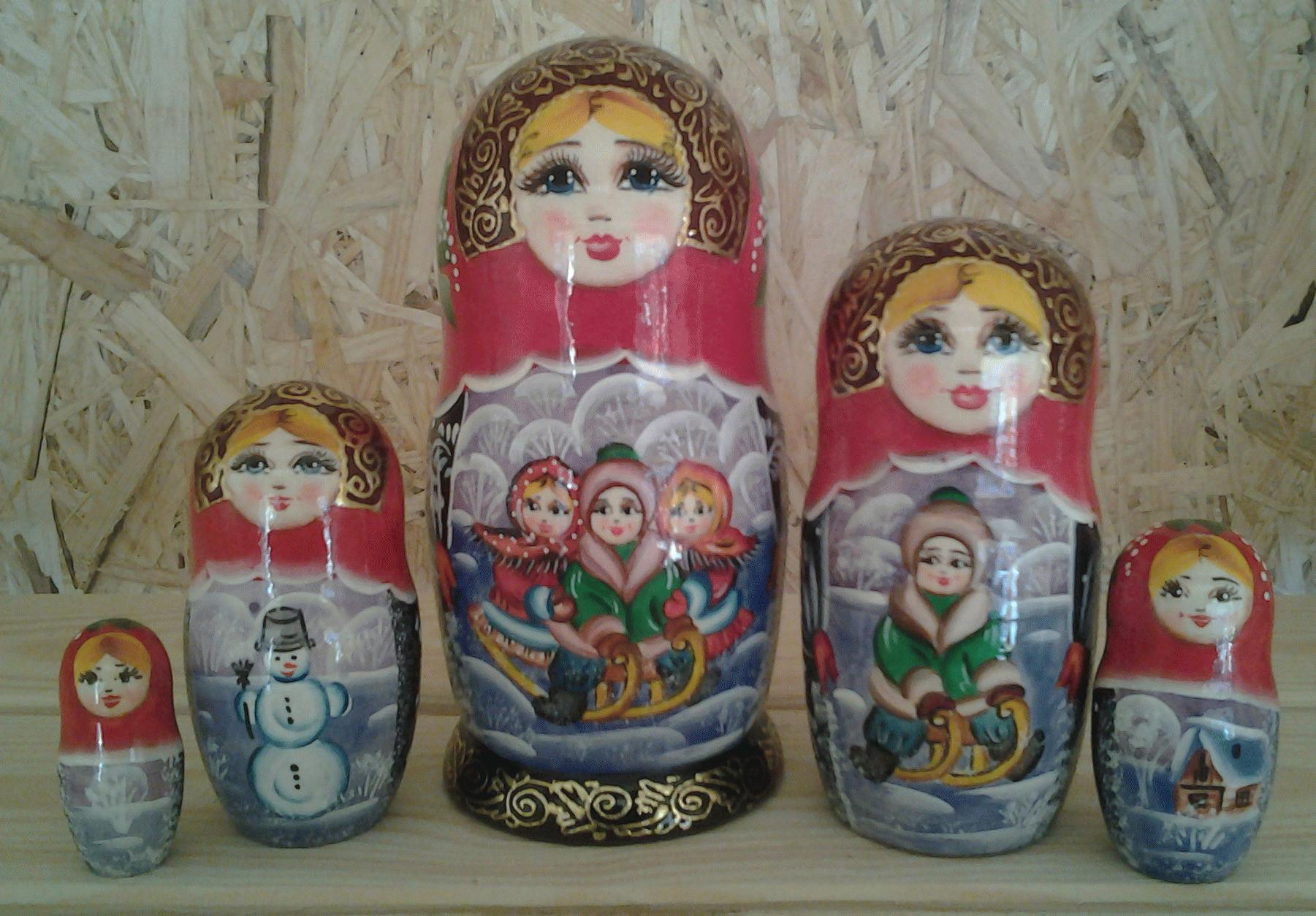 Winter Scene Matryoshka