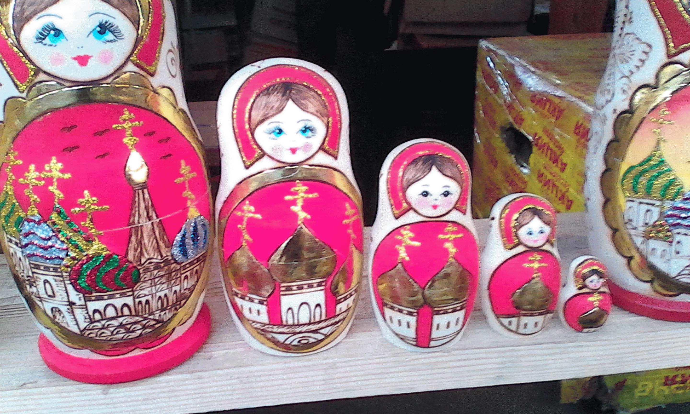Pink Cathedral Matryoshka