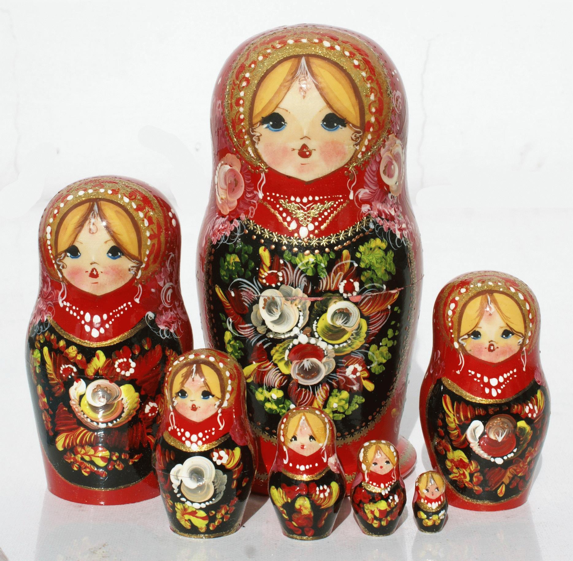 Red & Black Matryoshka