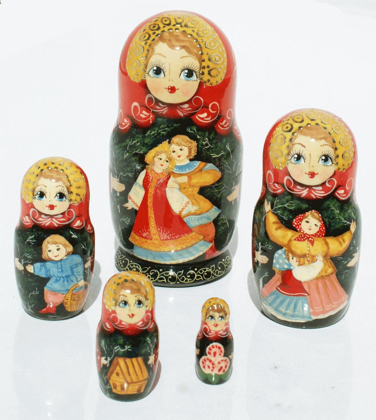 Fairytale Matryoshka Nesting Doll
