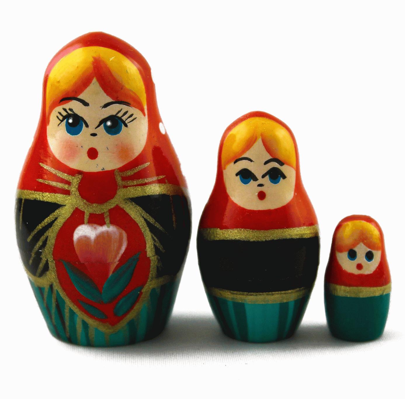 3-Piece Nesting Dolls