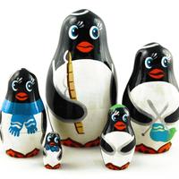 Penguin Matryoshka Nesting Dolls