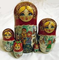 Russian Winter Matryoshka